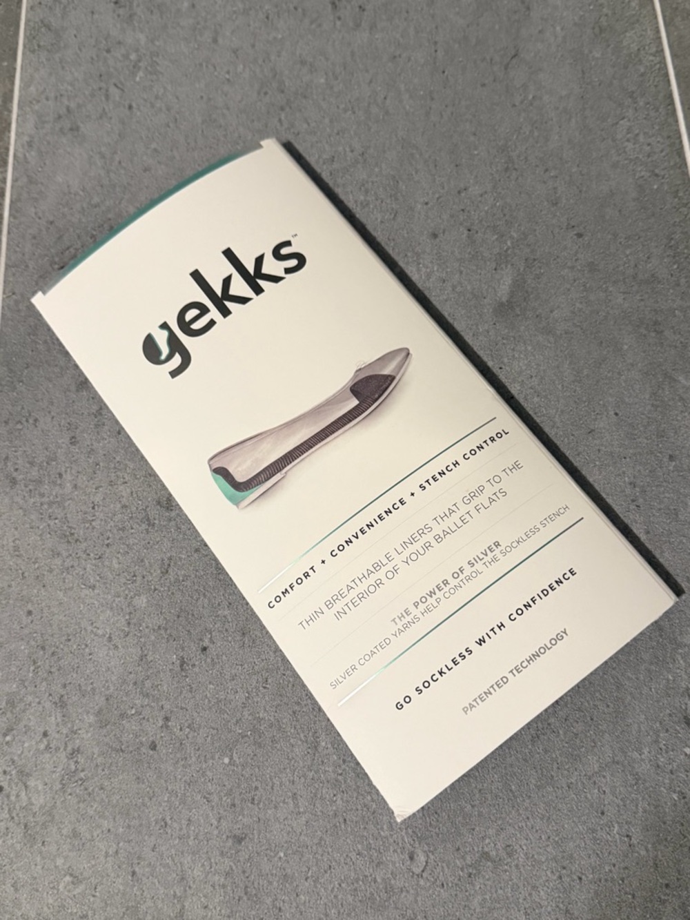 Gekks “no show” stay-in-place socks for dress shoes